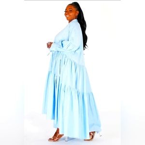 Tier Hi Low Maxi Dress